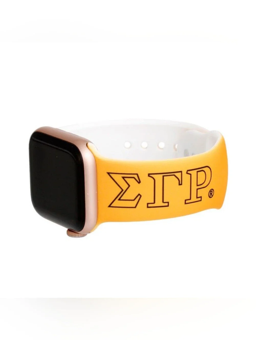 SGRHO Sorority Yellow Blue 1922 Watch Band Strap